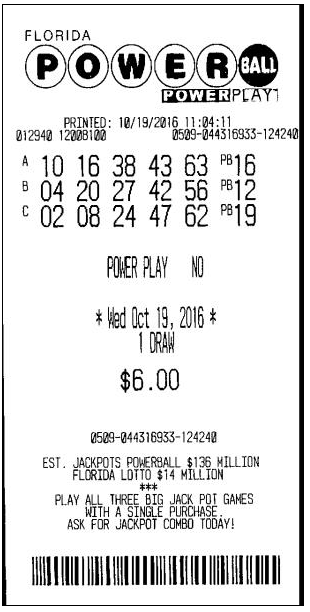 $1 million ticket